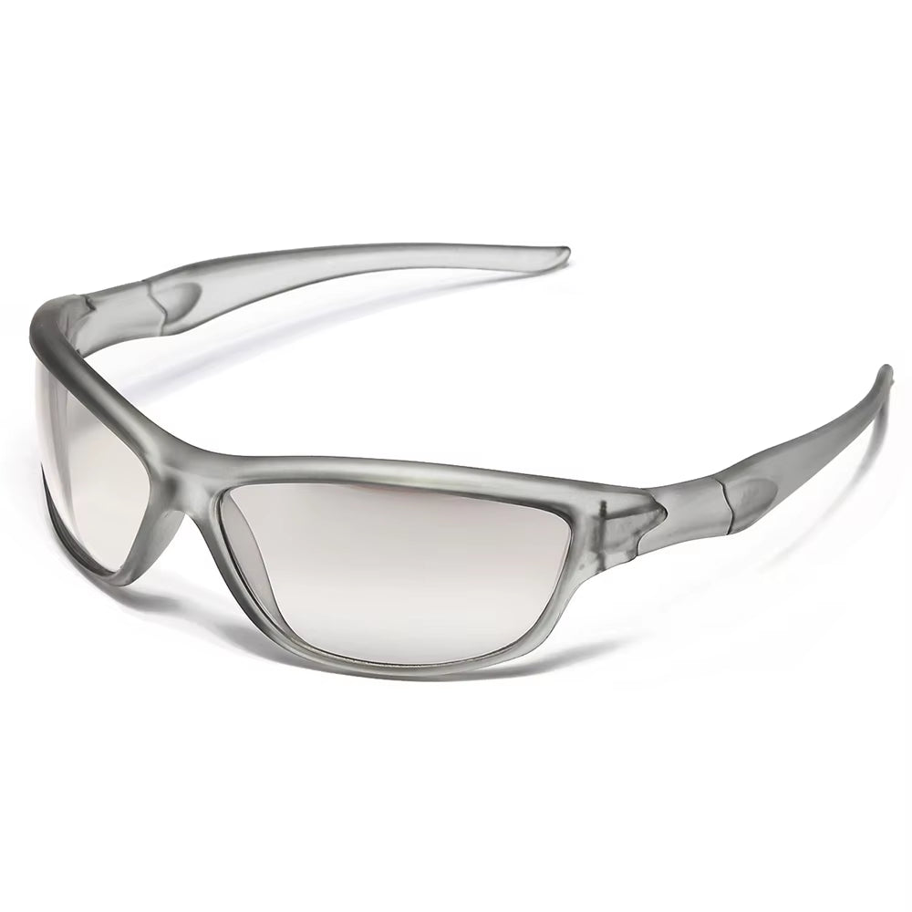 Men'S Silver Y2K Sunglasses Outdoor Cycling Sports Sun Glasses Women Vintage Shades Trendy Punk Goggle Eyewear 2000S Aesthetic