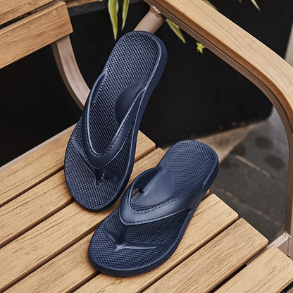 Fashion Women'S Flip Flops Solid Colors Anti-Slip Soft Sole Slippers Durable Comfort Outdoor Men Summer Couple Beach Sandals