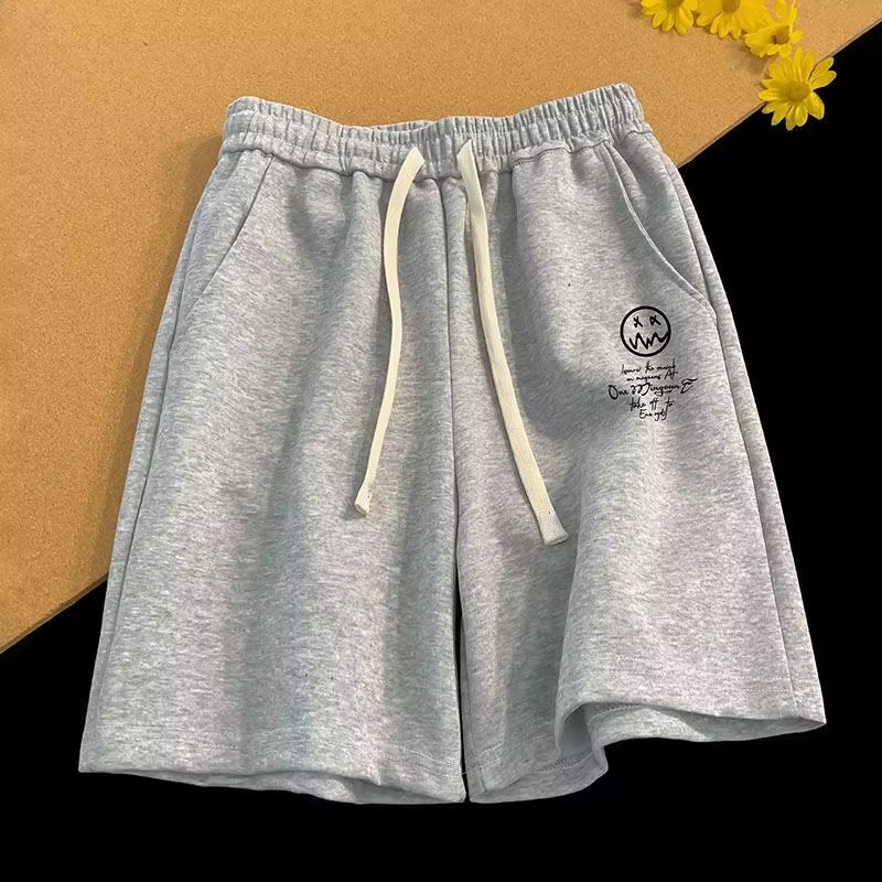 M-8XL Oversized Shorts Men Thin Casual Wide Leg Shorts Versatile Trend Loose Oversized Sports Shorts for Men